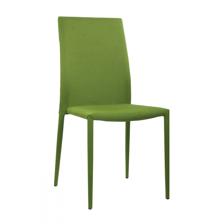 Chatham Fabric Chair Black with Metal Legs